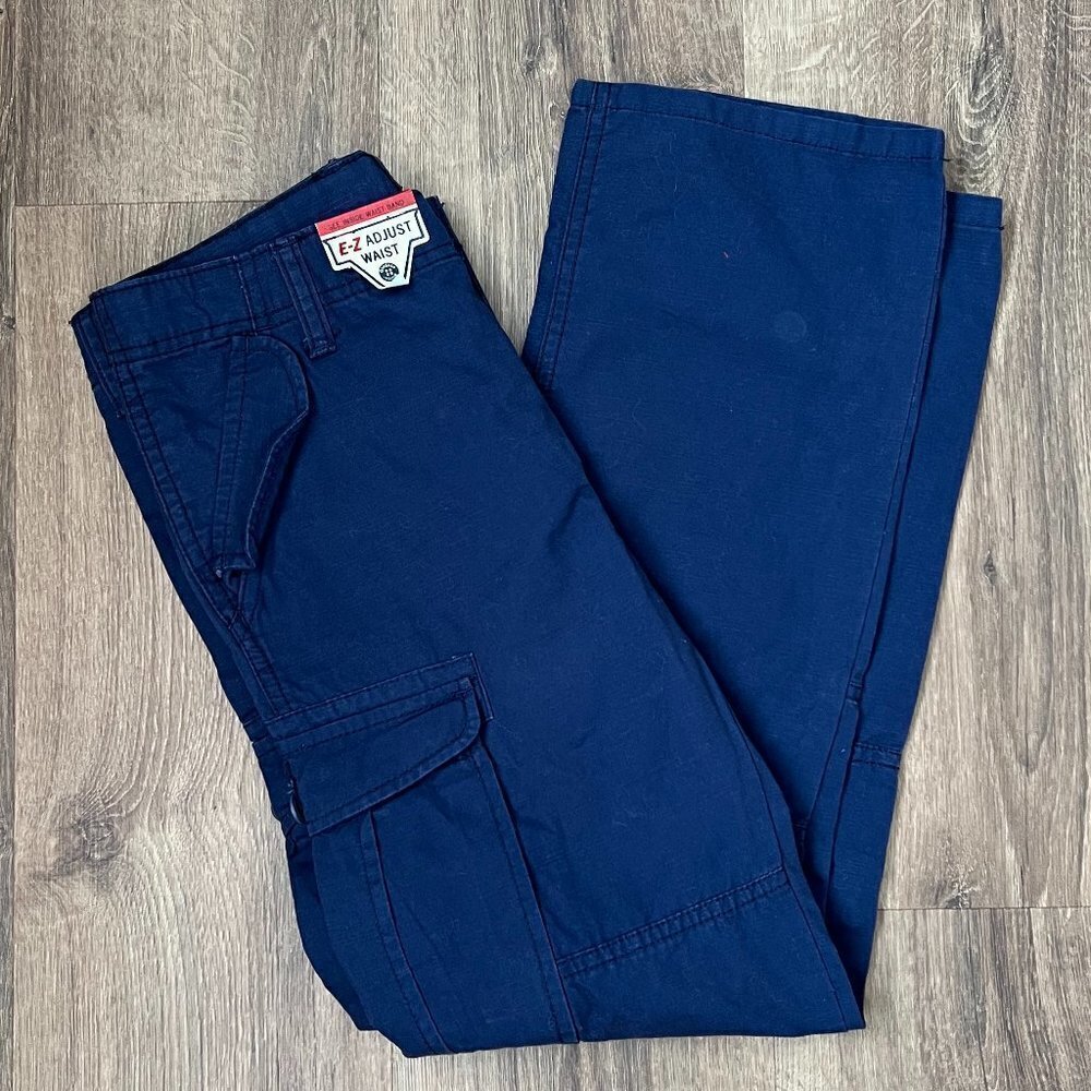 NEW OshKosh Navy Blue Cargo Pants Sz 12